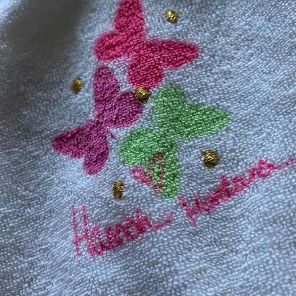 White Terry towel mini dress sundress with pockets S M - Picture 16 of 16